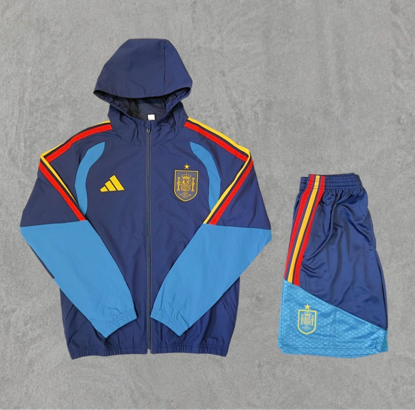 Spain Windbreaker Shorts Set