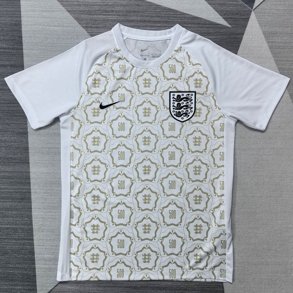 England Lionesses 500th anniversary pre- match Football Jersey