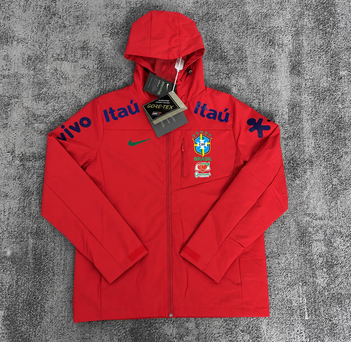 Brazil Windbreaker Jacket - Red Edition