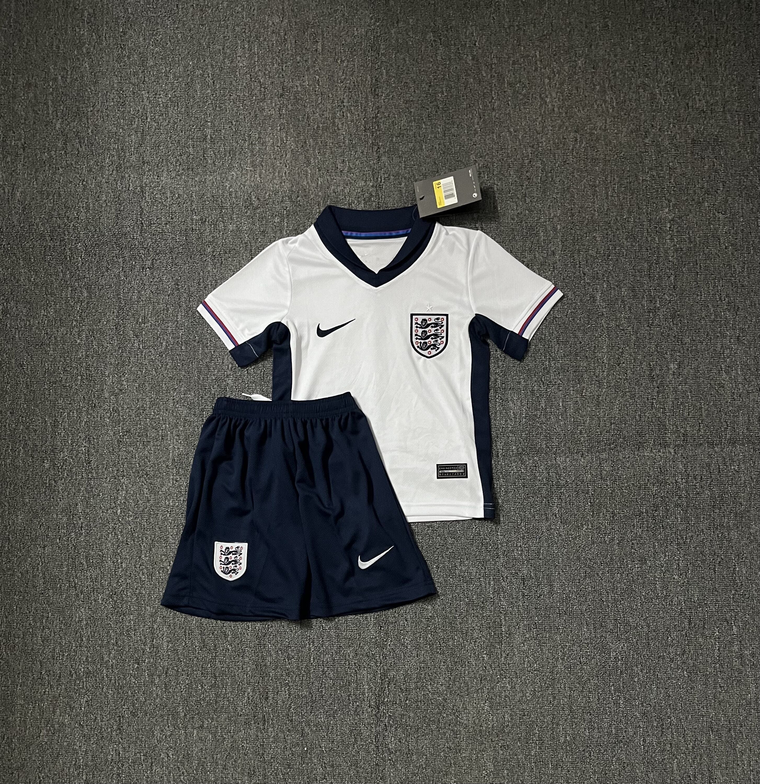 England Kids Full Football Kit