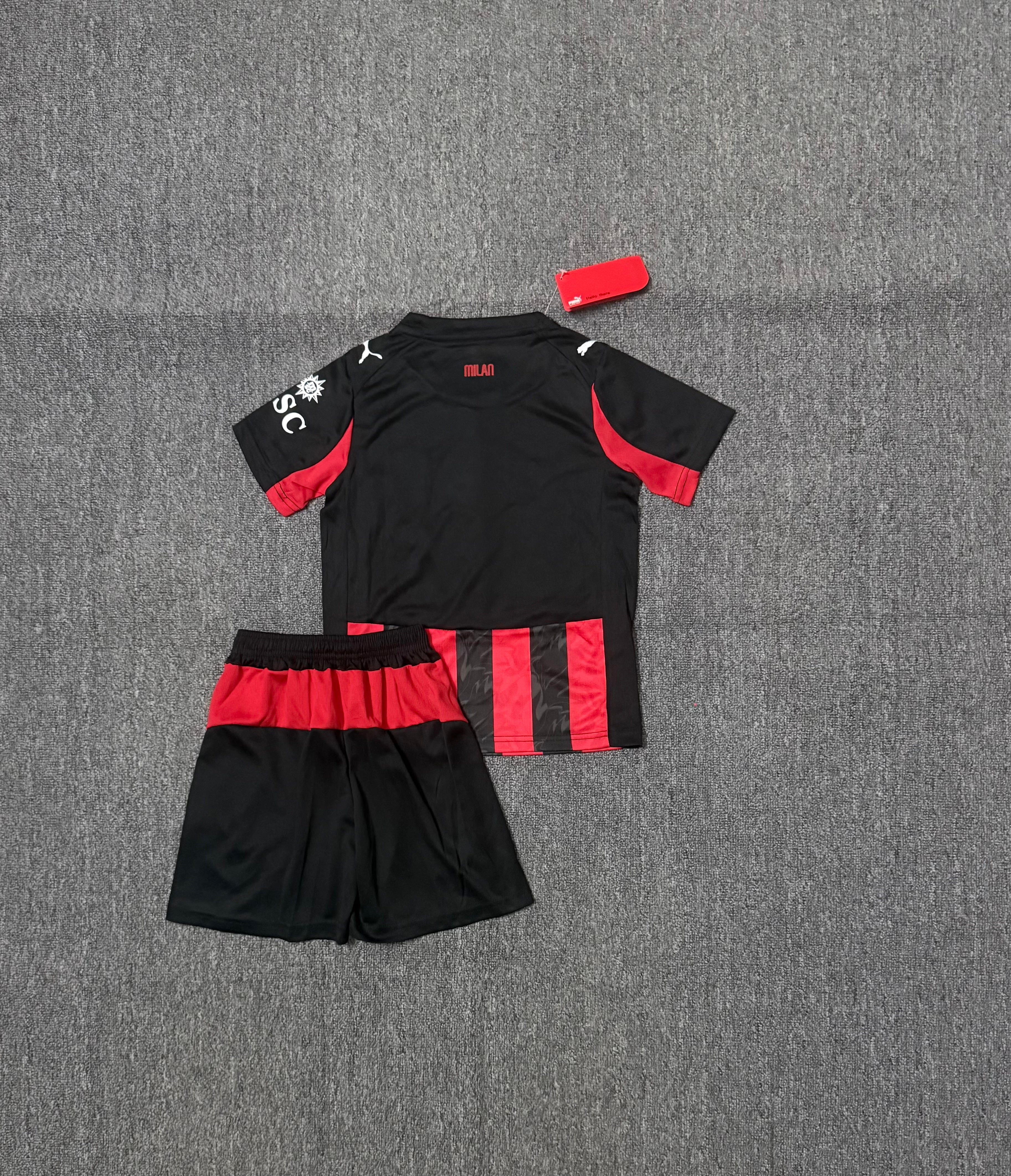 AC Milan 25/26 Home Kids Full Football Kit