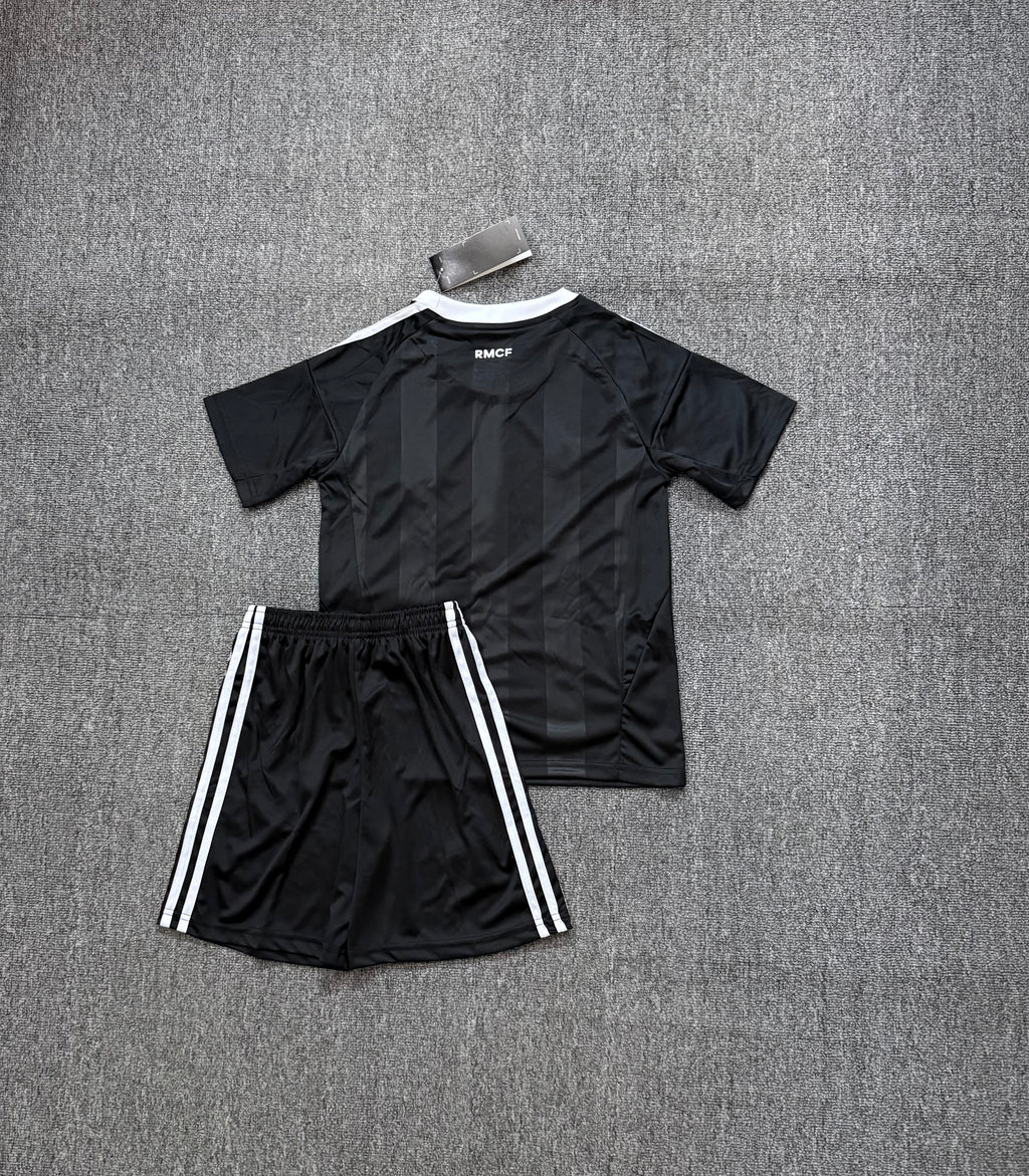 Real Madrid Special Black Edition Kids Full Football Kit