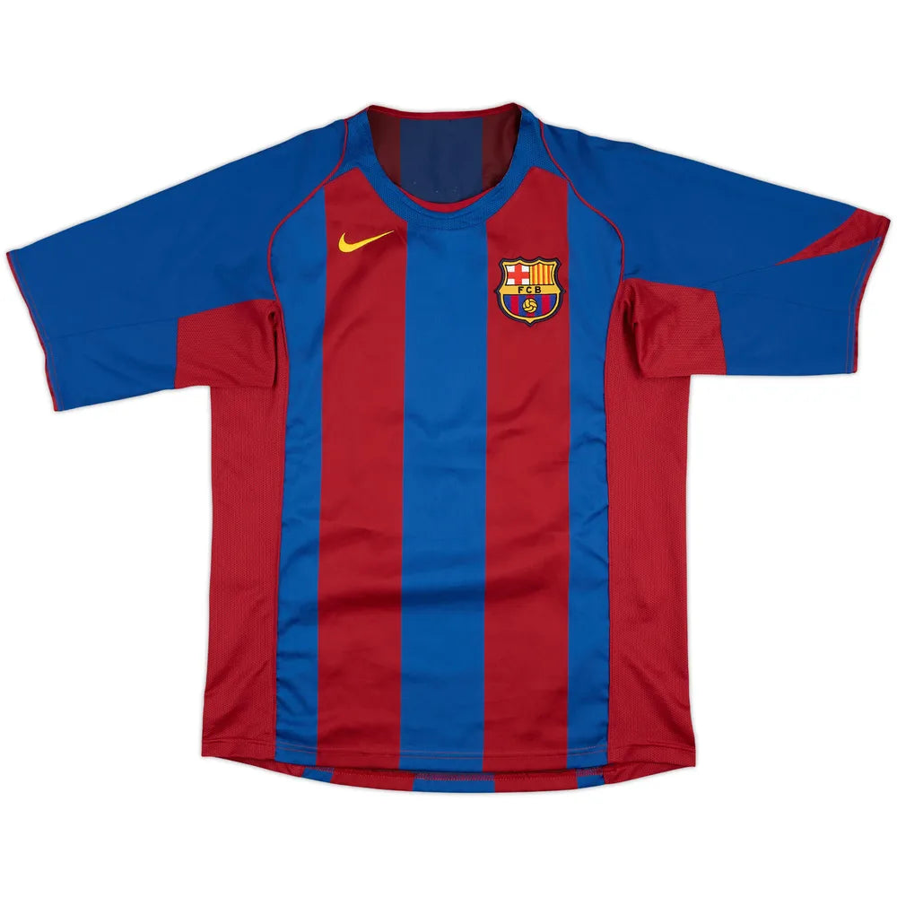 FC Barcelona 2004/2005 Home Football Jersey