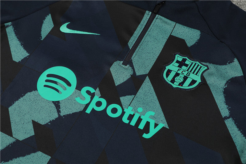 Barcelona 2025/2026 long sleeve dri-fit tracksuit training kit