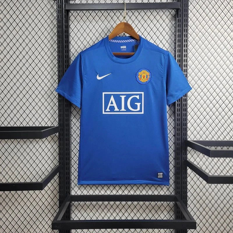 Manchester United retro blue home jersey