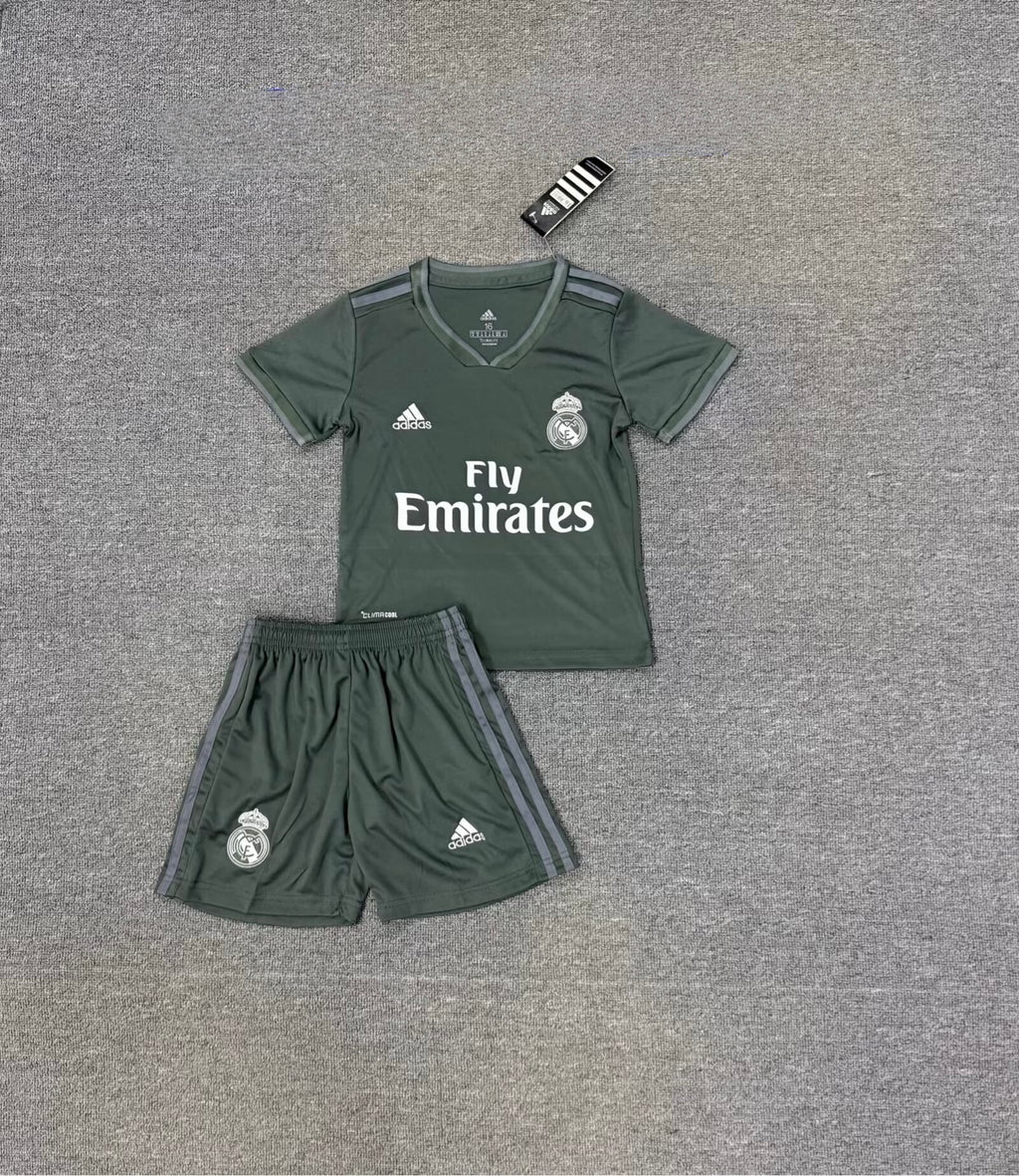 Real Madrid 2018/2019 Away Kids Full Kit