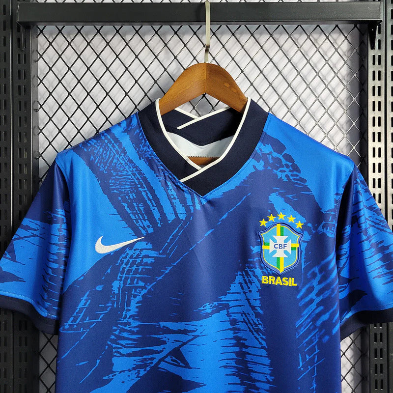 Brazil Lush Blue Football Jersey - Special Edition