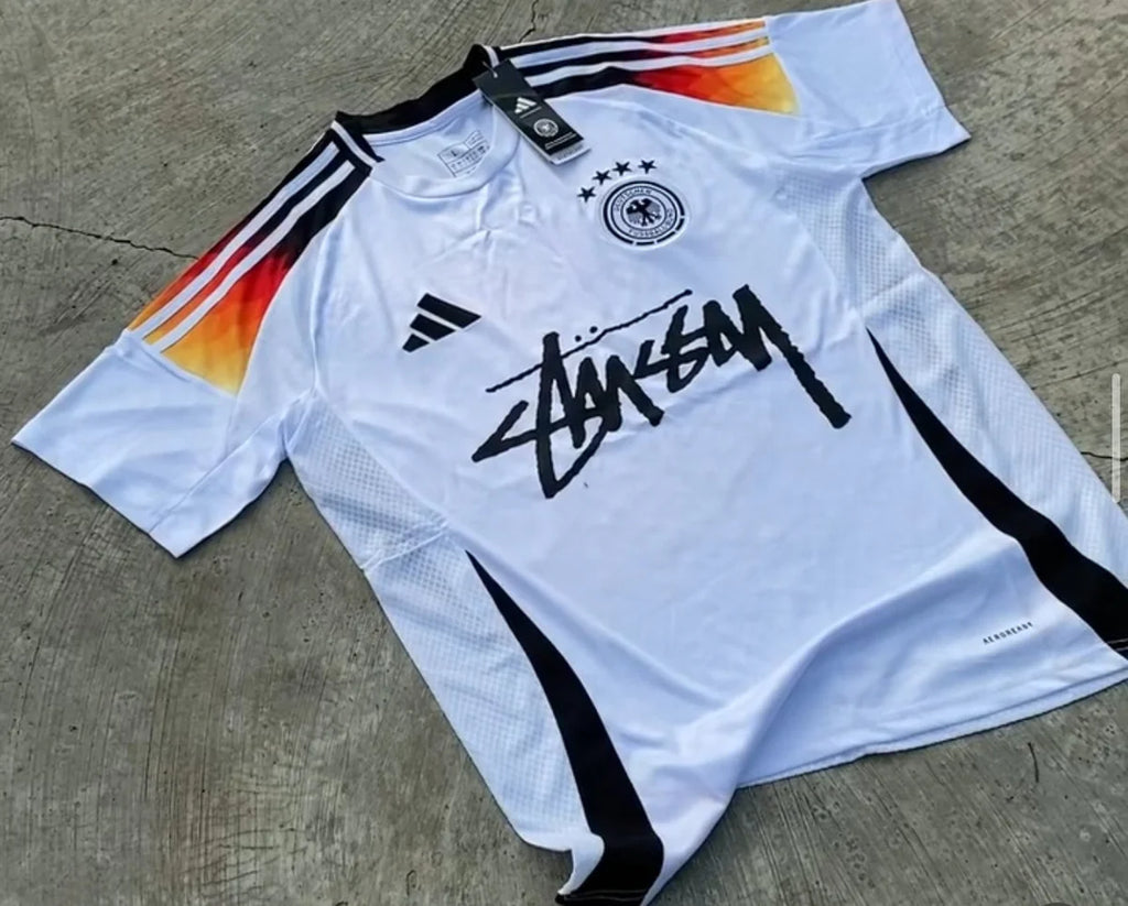 Germany Football Jersey - Retro Stussy Edition