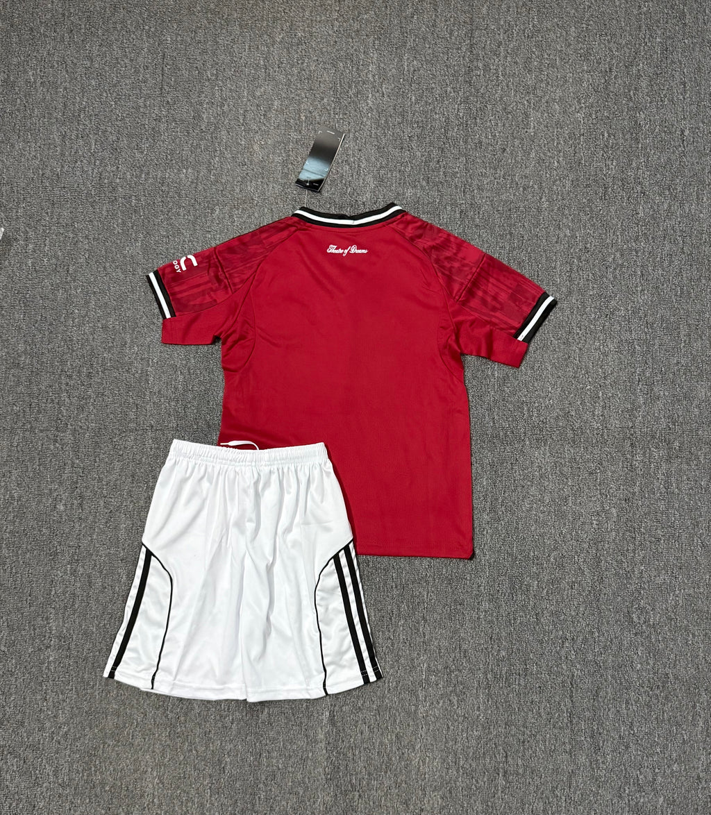 Manchester United 24/25 Home Kids Full Football Kit