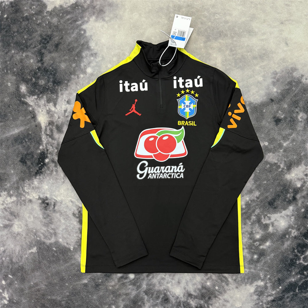 Brazil Dri-Fit Quarter Zip - Black – Kitsdirect