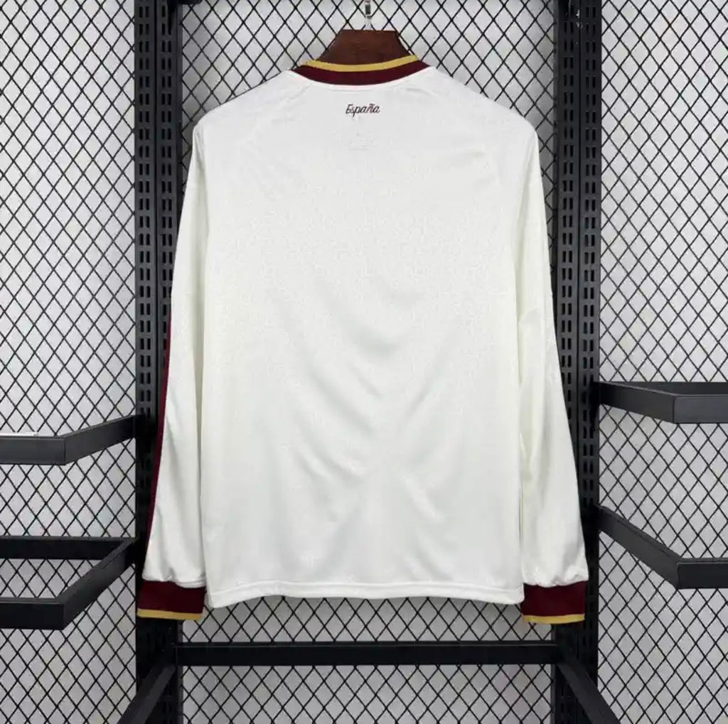 Spain 2026 World Cup Away Football Jersey Long Sleeve