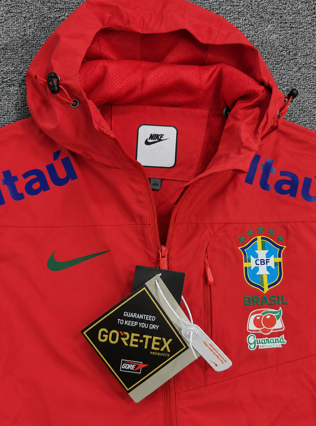 Brazil Windbreaker Jacket - Red Edition
