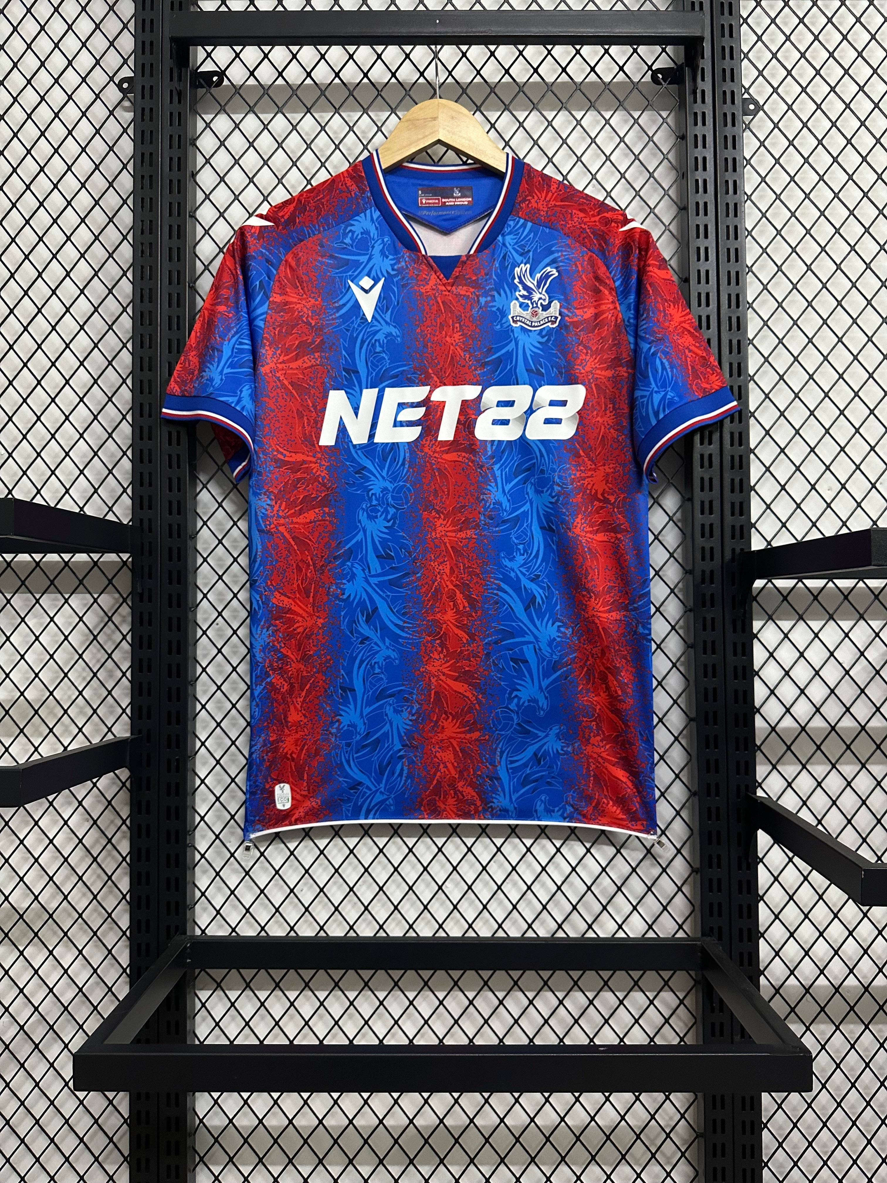 Crystal Palace 2024/2025 Macron Home Football Jersey