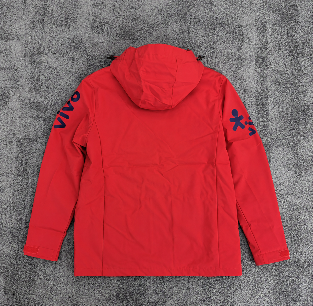 Brazil Windbreaker Jacket - Red Edition
