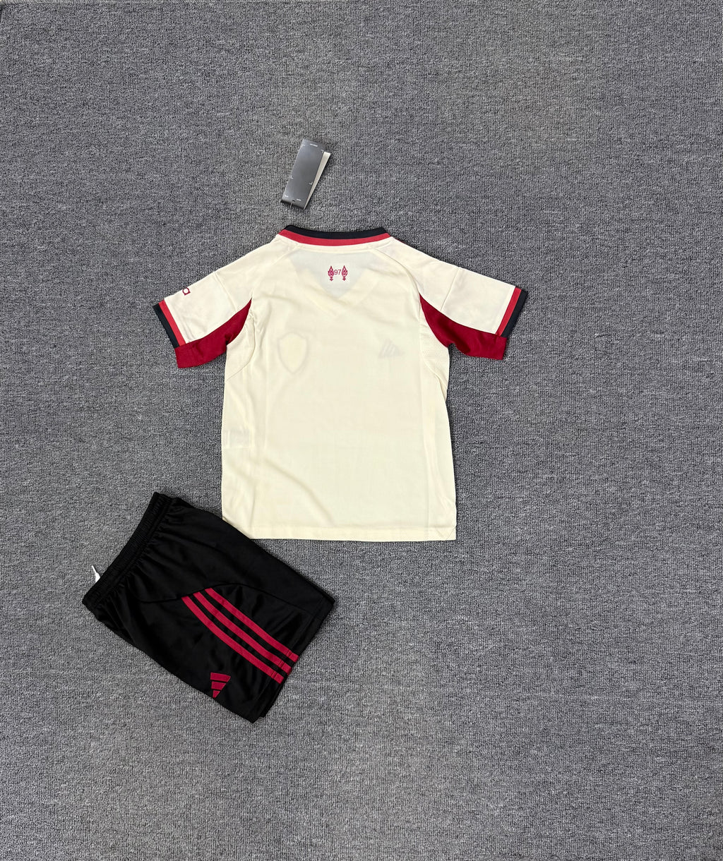 Liverpool 25/26 Away Kids Full Football Kit