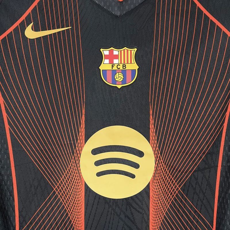 Barcelona FC Orange Concept Football Jersey - Limited Special Edition