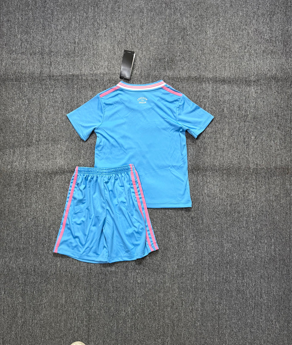 Inter-Miami Third Kids Full Football Kit