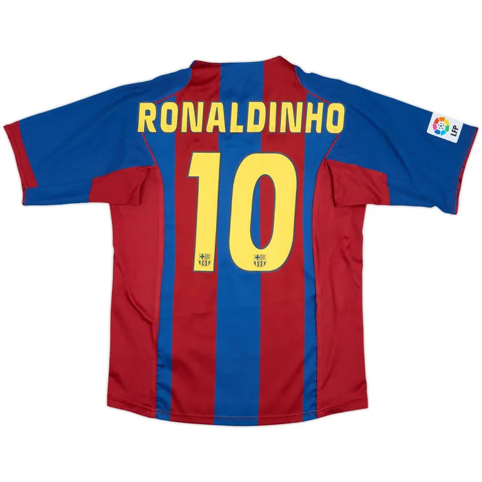 FC Barcelona 2004/2005 Home Football Jersey