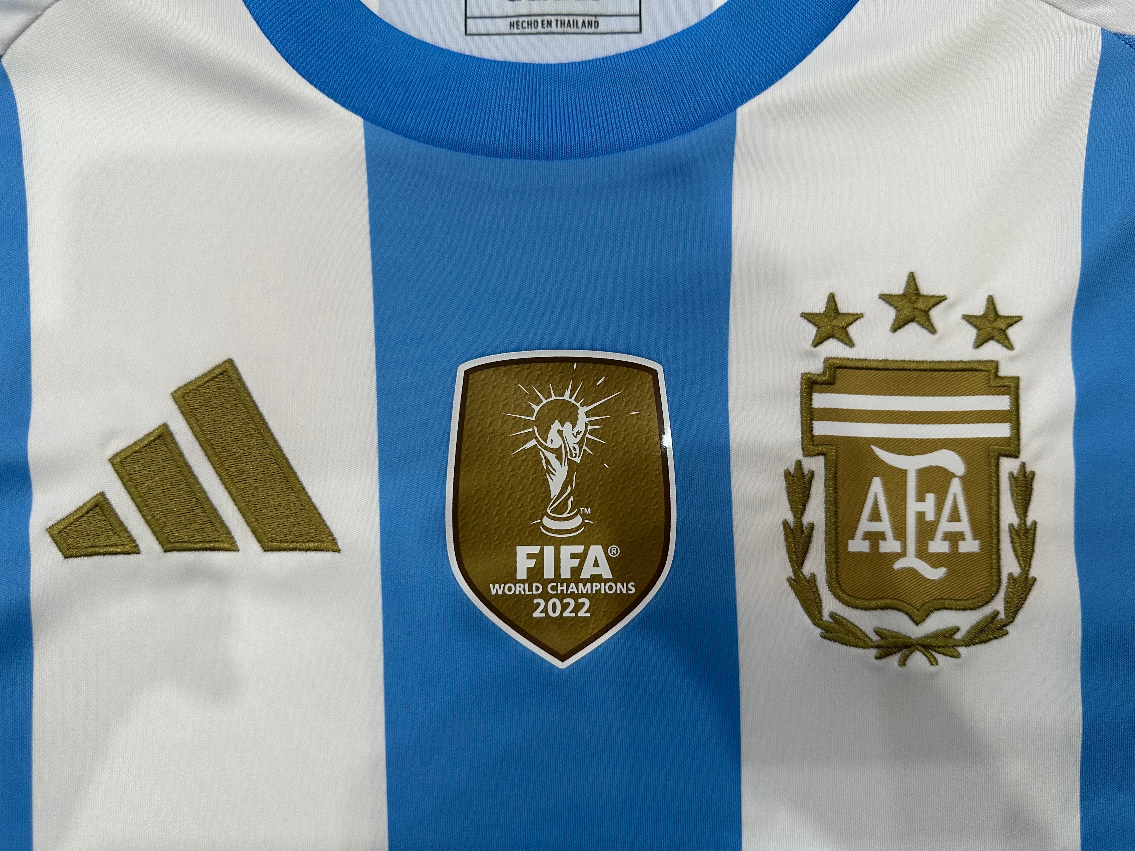 Argetina 2022 World Cup Winners Home Football Jersey