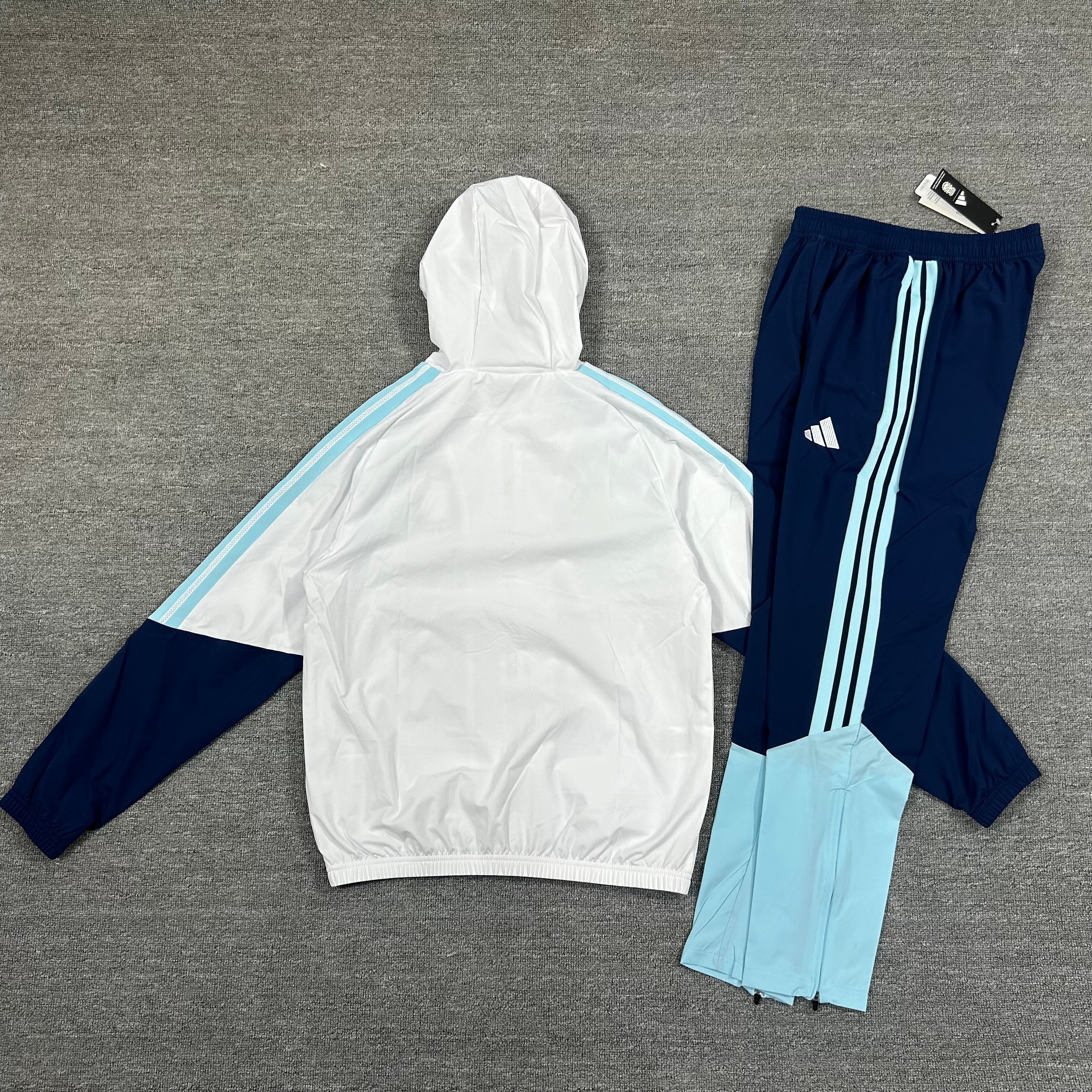 Argentina Windbreaker Football Tracksuit - White