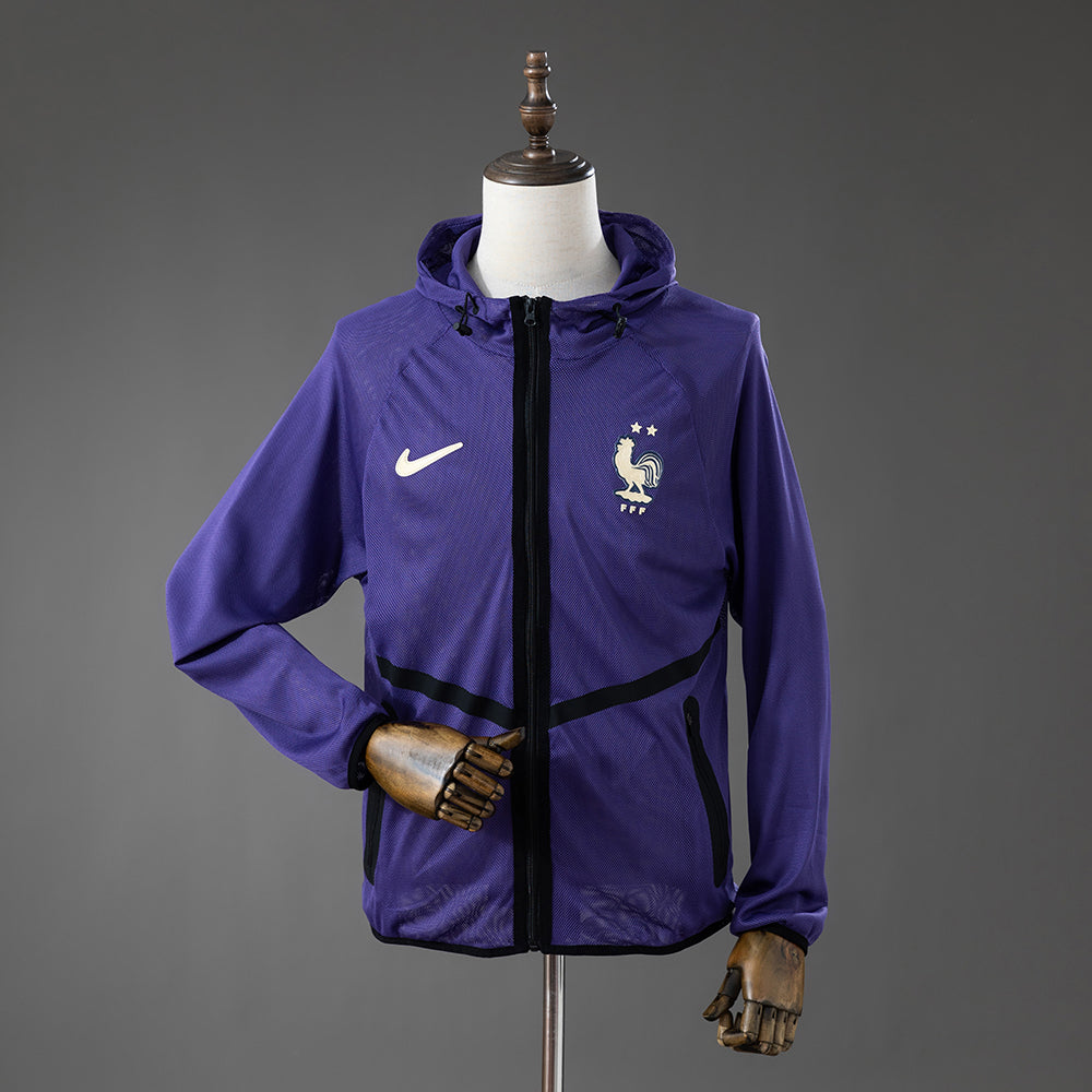 France Purple World Cup Track Windbreaker Jacket