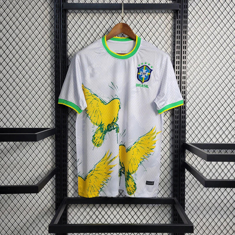 Brazil 2022 white pigeon Football Jersey - Special Edition