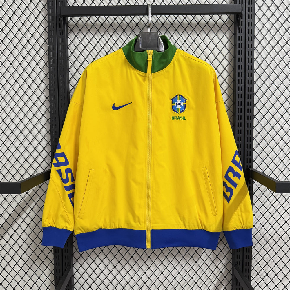 Brazil Retro Track Windbreaker