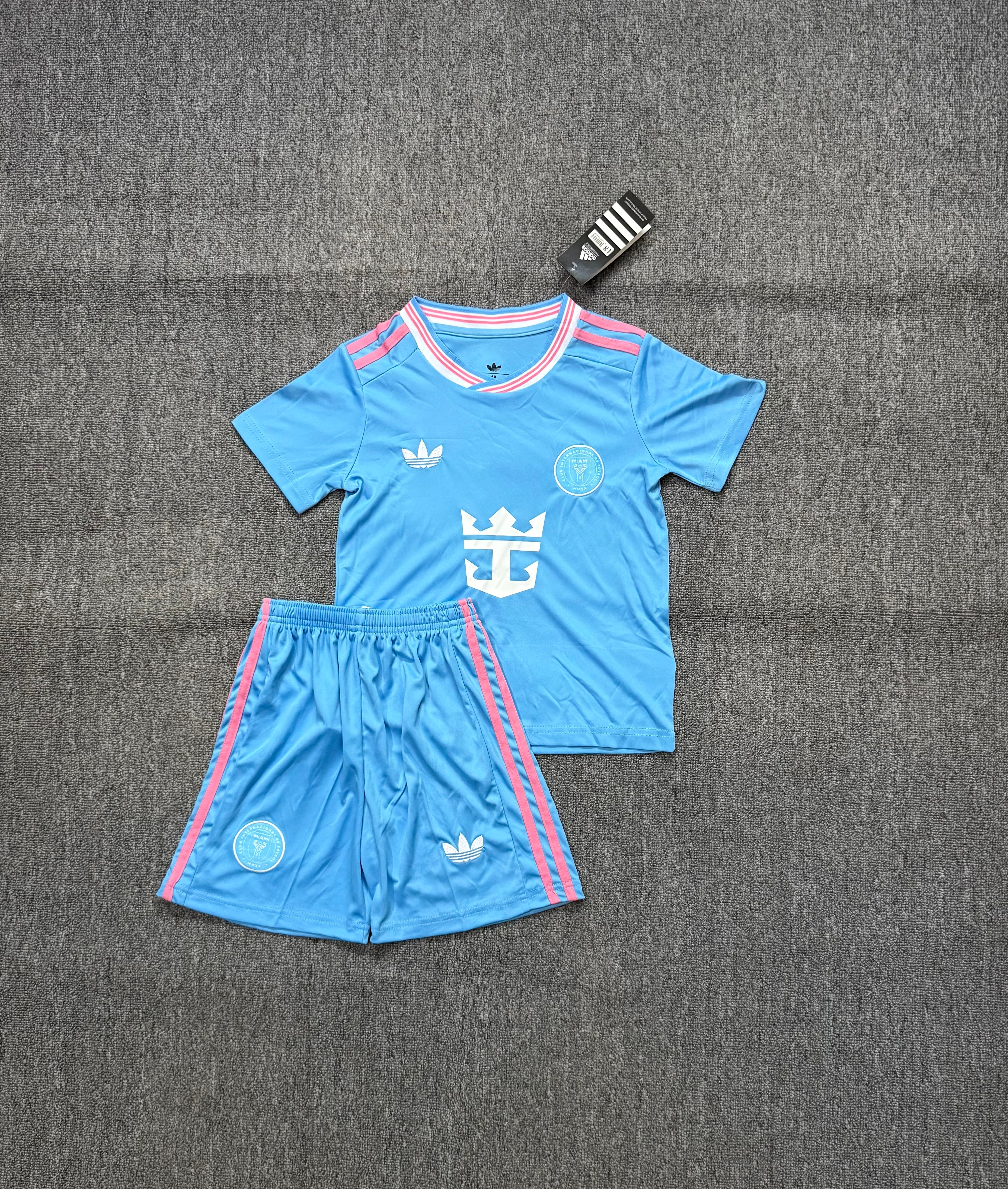 Inter-Miami Third Kids Full Football Kit