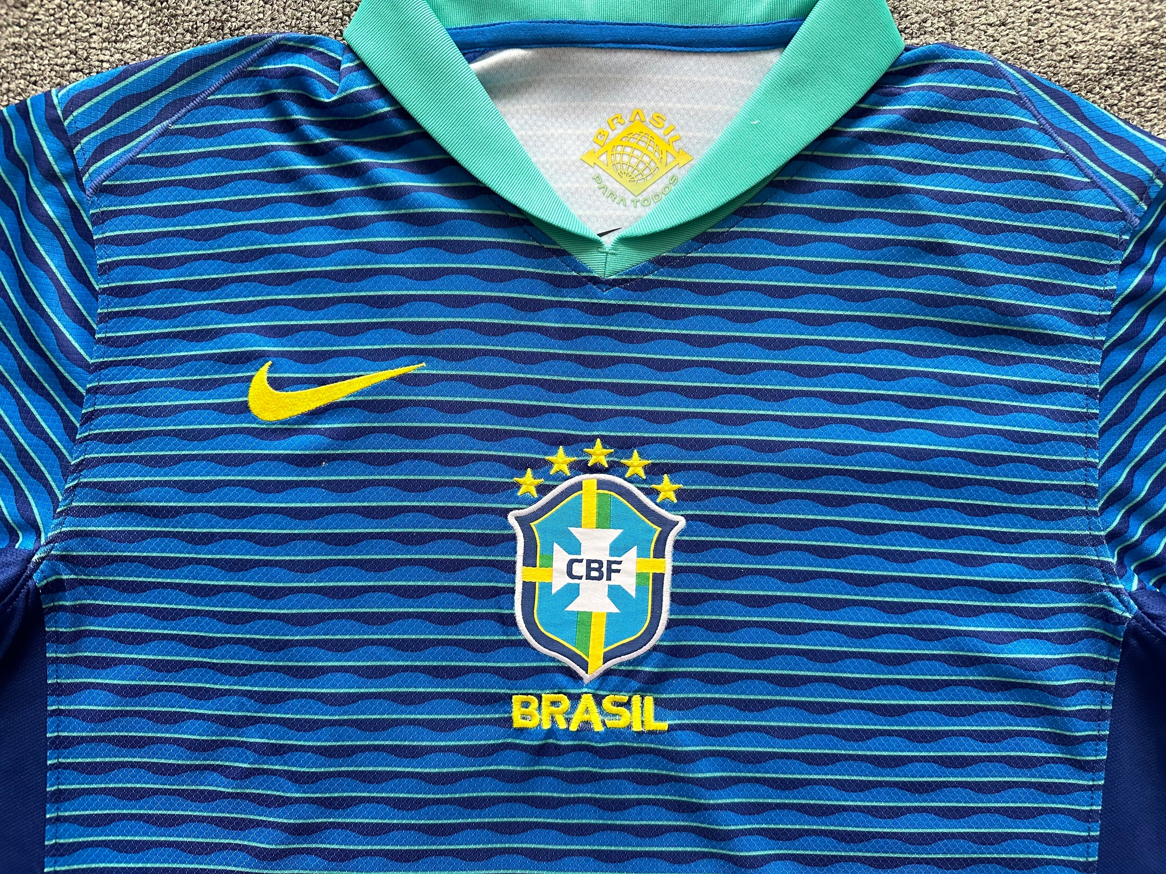 Brazil 2024 Away Football Jersey