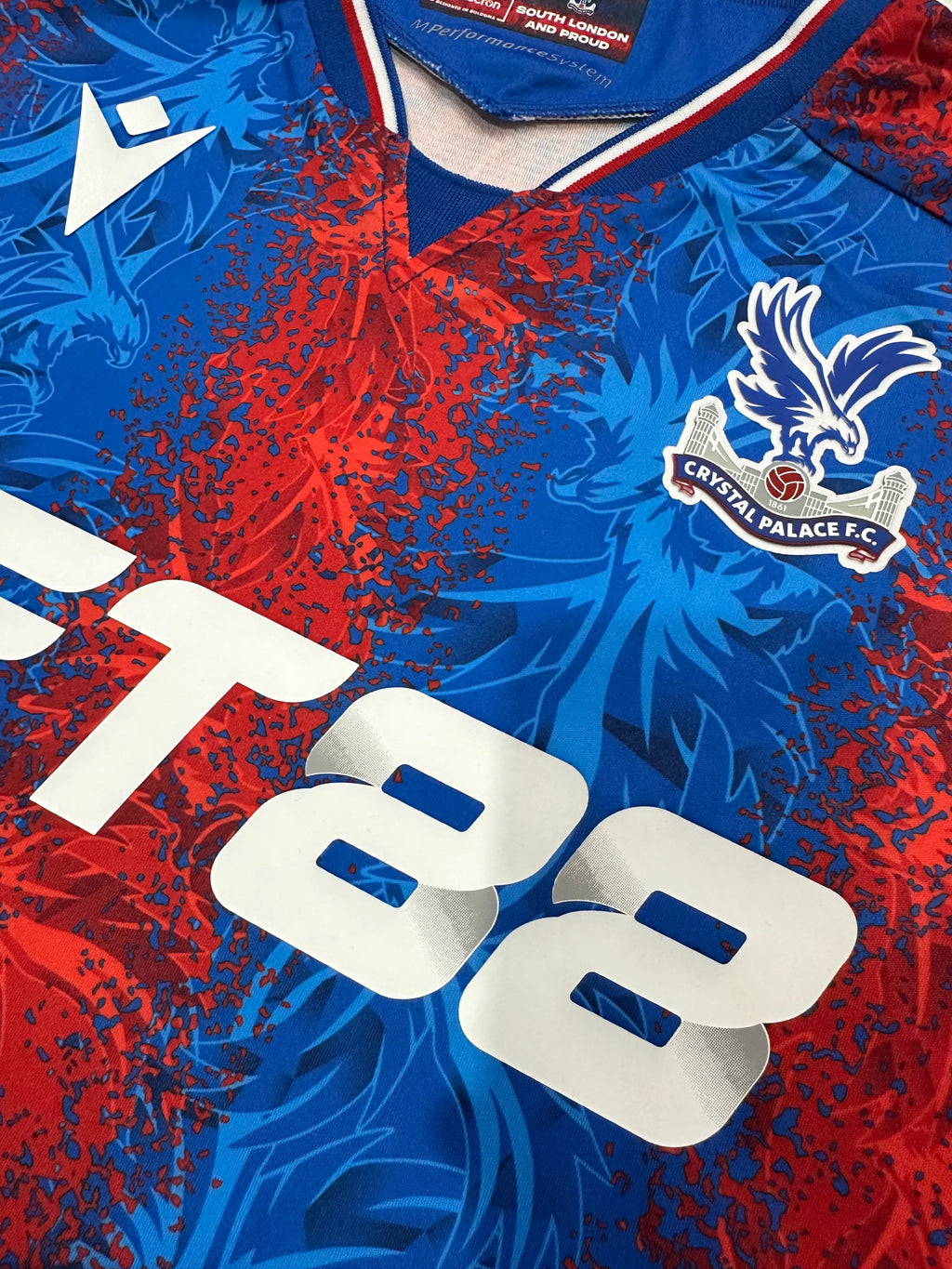 Crystal Palace 2024/2025 Macron Home Football Jersey