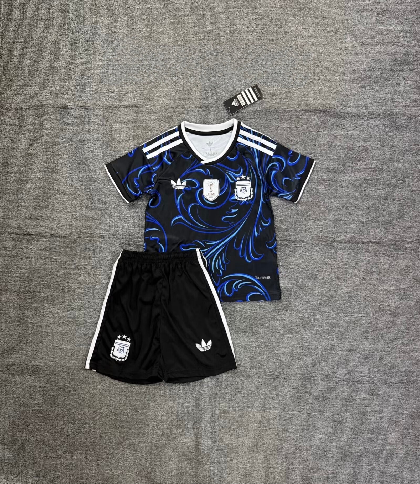 Argentina Away World Cup Kids Full Football Kit (Copy)