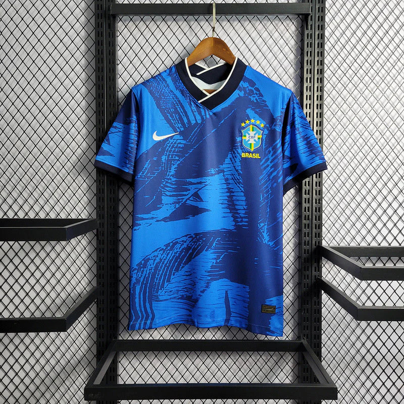 Brazil Lush Blue Football Jersey - Special Edition