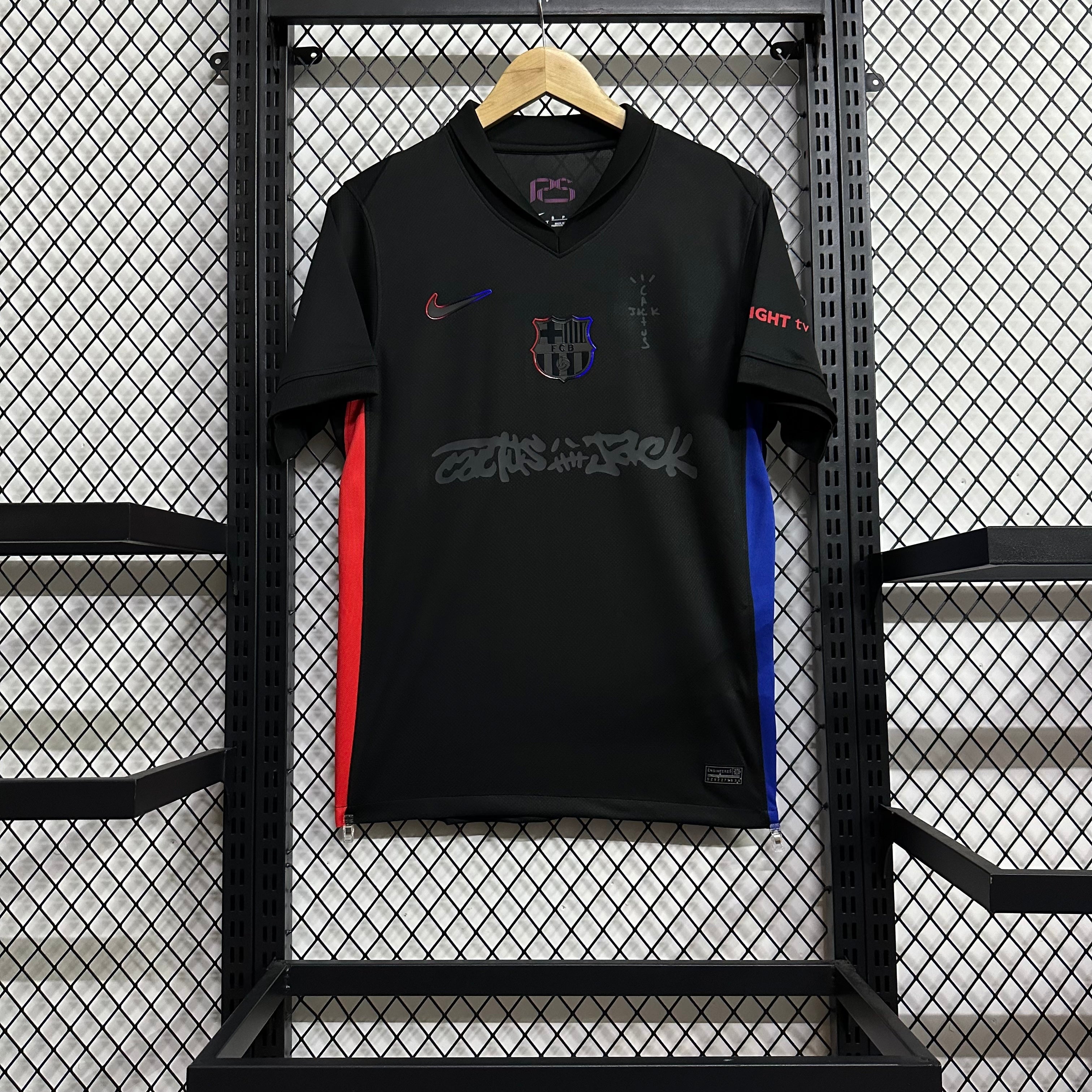 Barcelona FC X Cactus Jack 2025/2026 Black Away Football Jersey