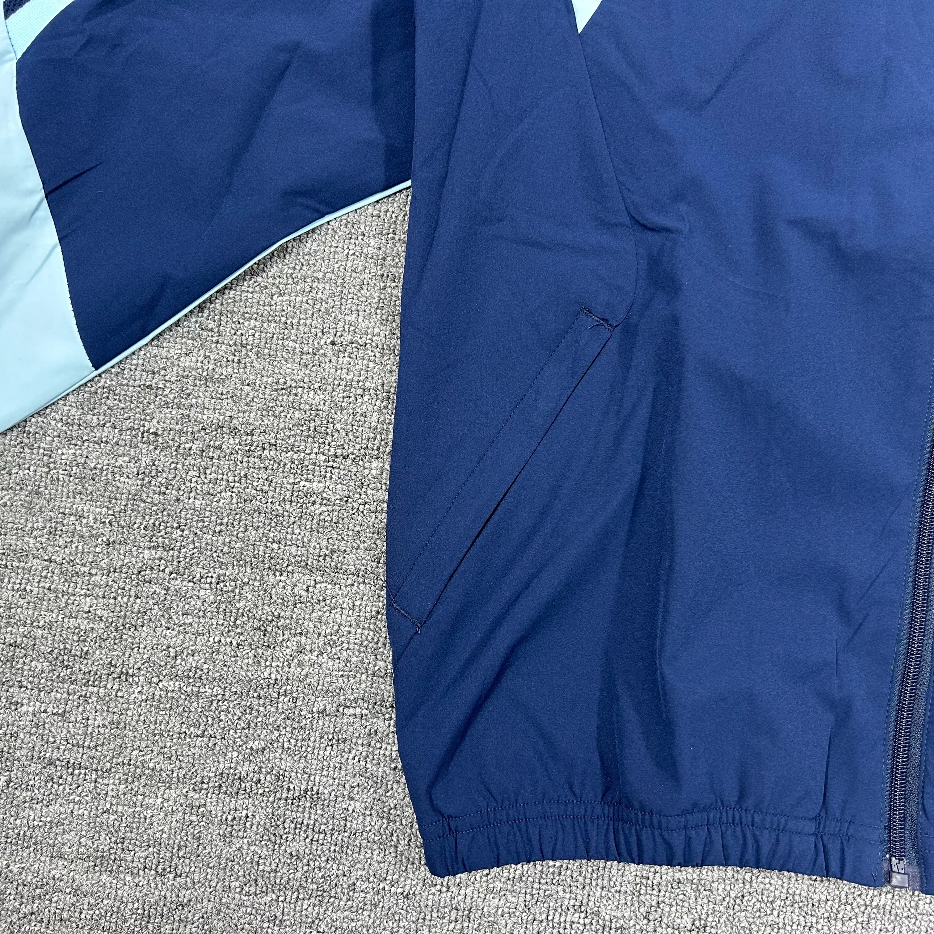 Argentina Windbreaker Football Tracksuit - Navy Blue