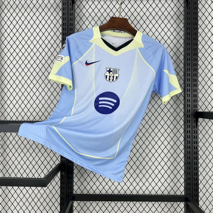Barcelona FC Baby Blue Concept Football Jersey - Limited Special Edition