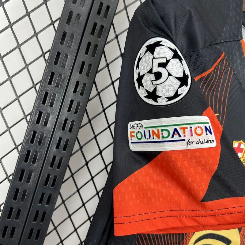 Barcelona FC Orange Concept Football Jersey - Limited Special Edition