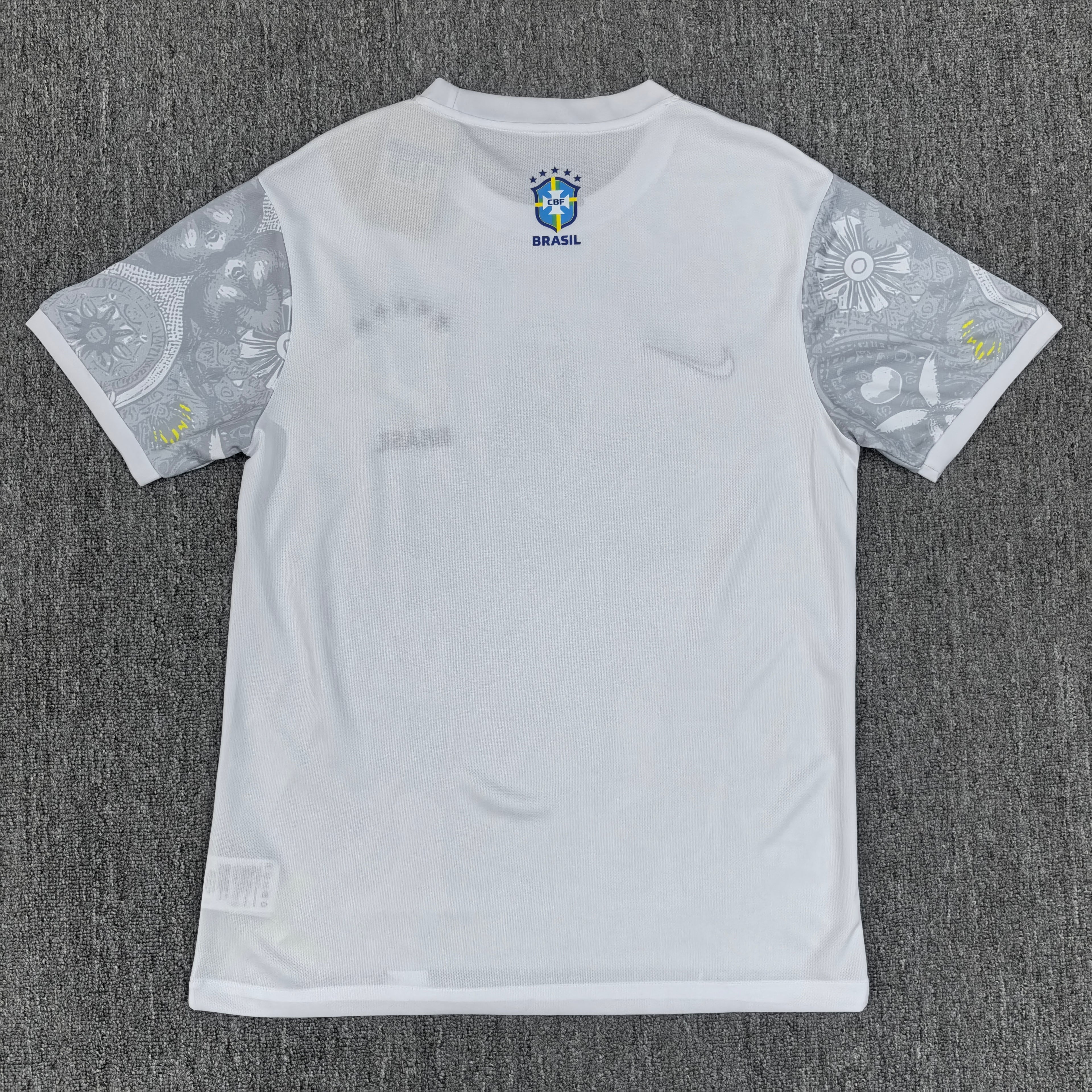 Brazil Christ Redeamer White Football Jersey - Special Edition