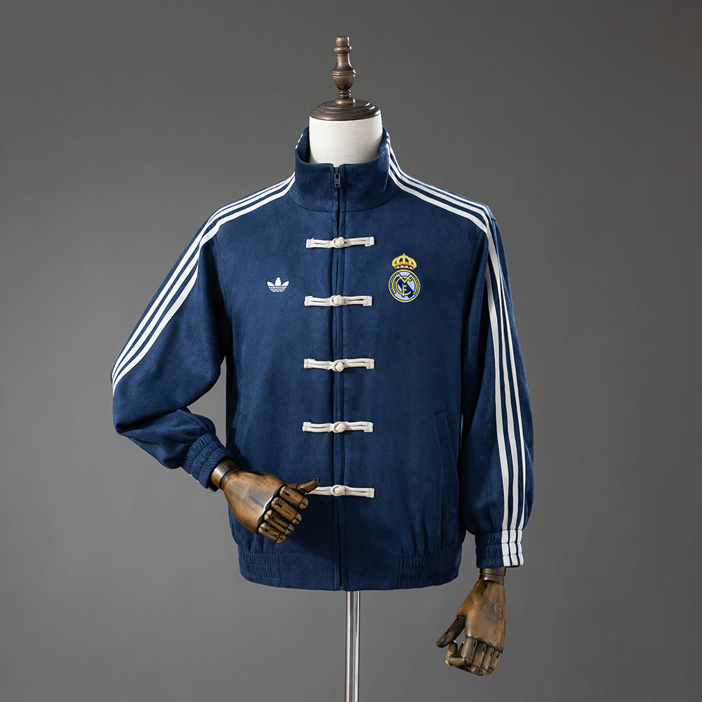 Real Madrid Adidas Button Up Jacket