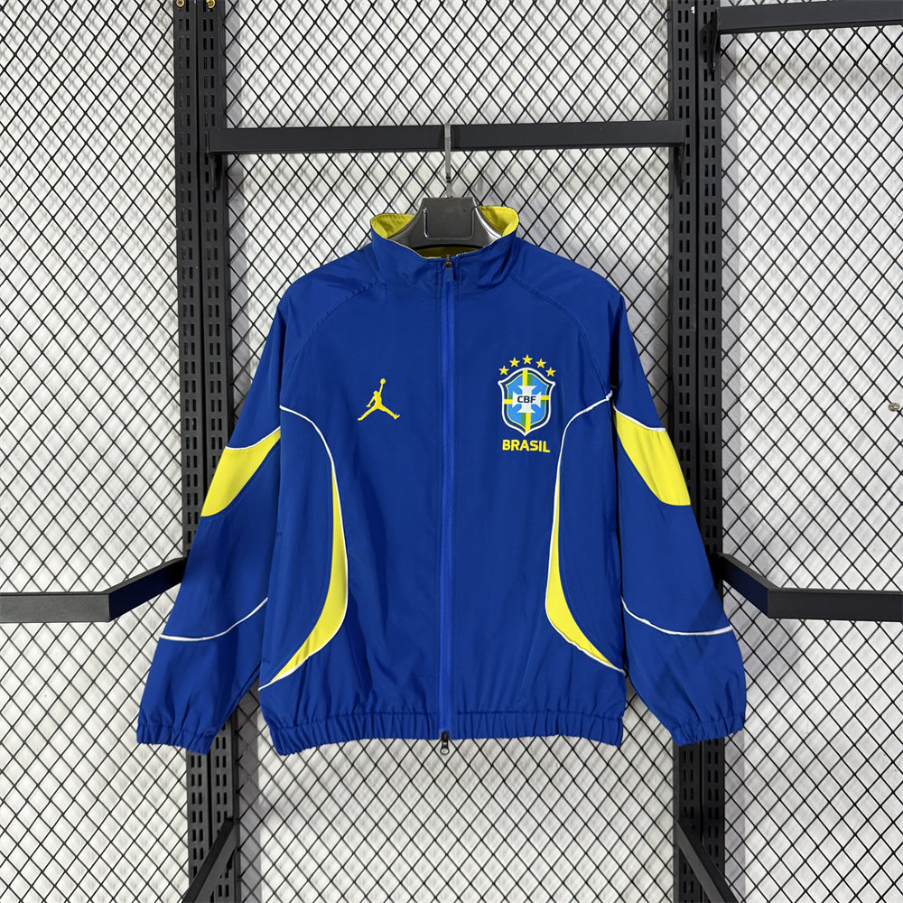 Brazil Retro Track Windbreaker