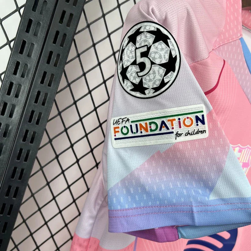 Barcelona FC Pink Dreamwave Football Jersey - Limited Special Edition