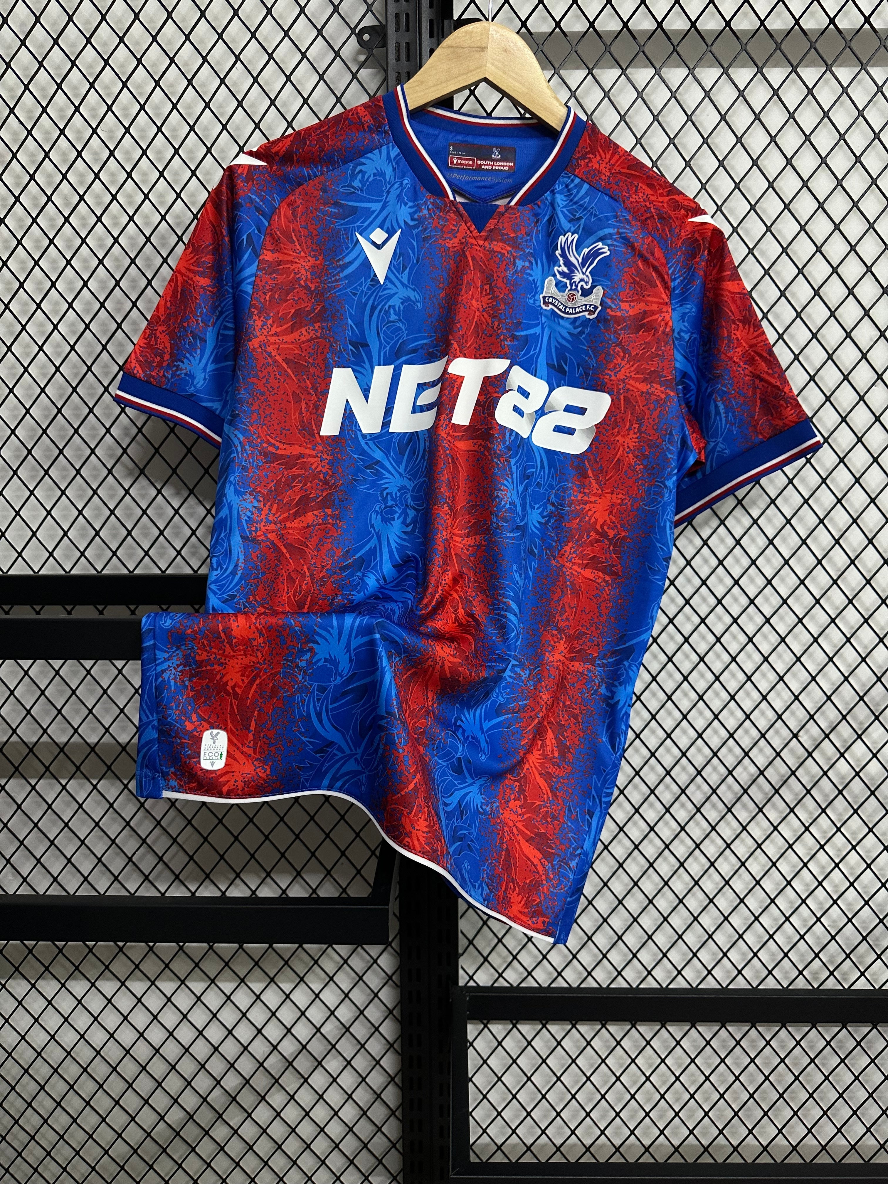Crystal Palace 2024/2025 Macron Home Football Jersey