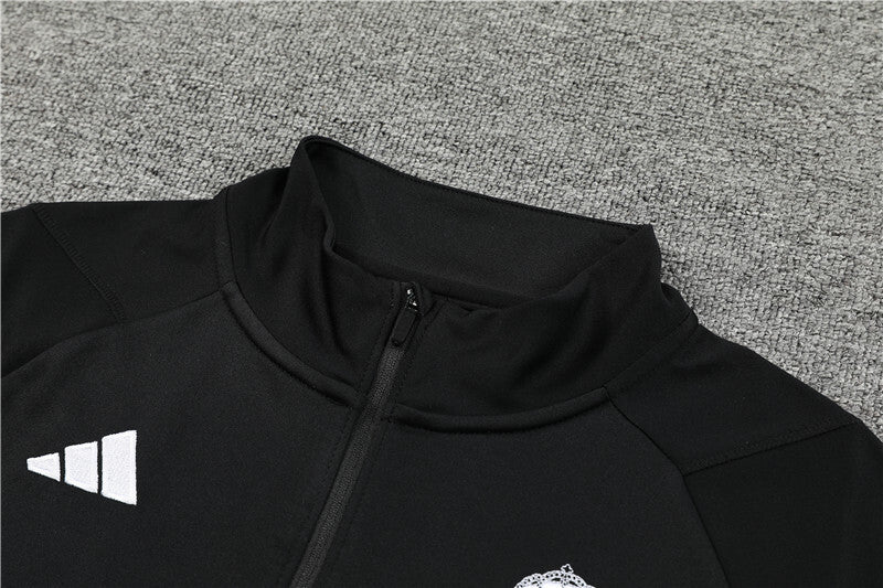 Real Madrid black training tracksuit 24/25
