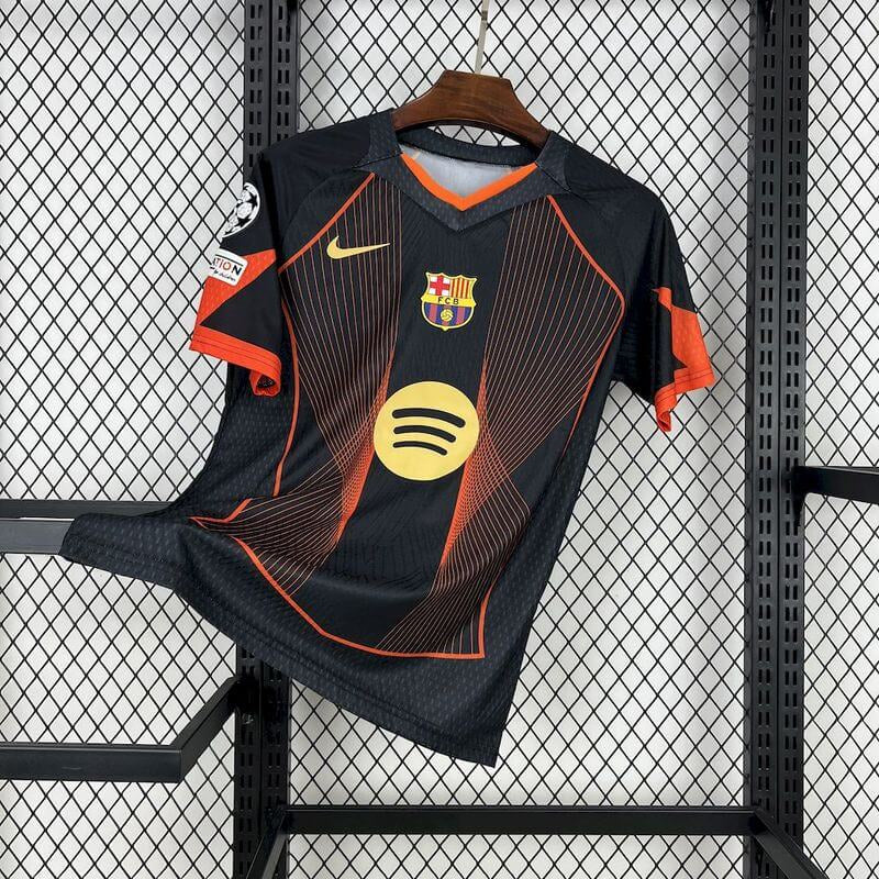 Barcelona FC Orange Concept Football Jersey - Limited Special Edition