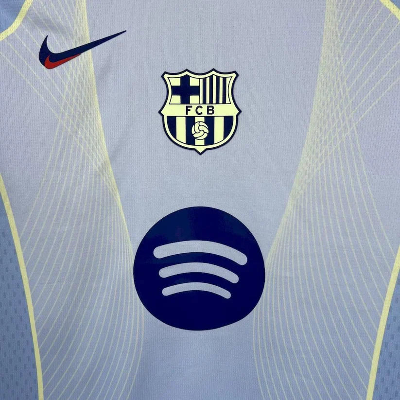 Barcelona FC Baby Blue Concept Football Jersey - Limited Special Edition