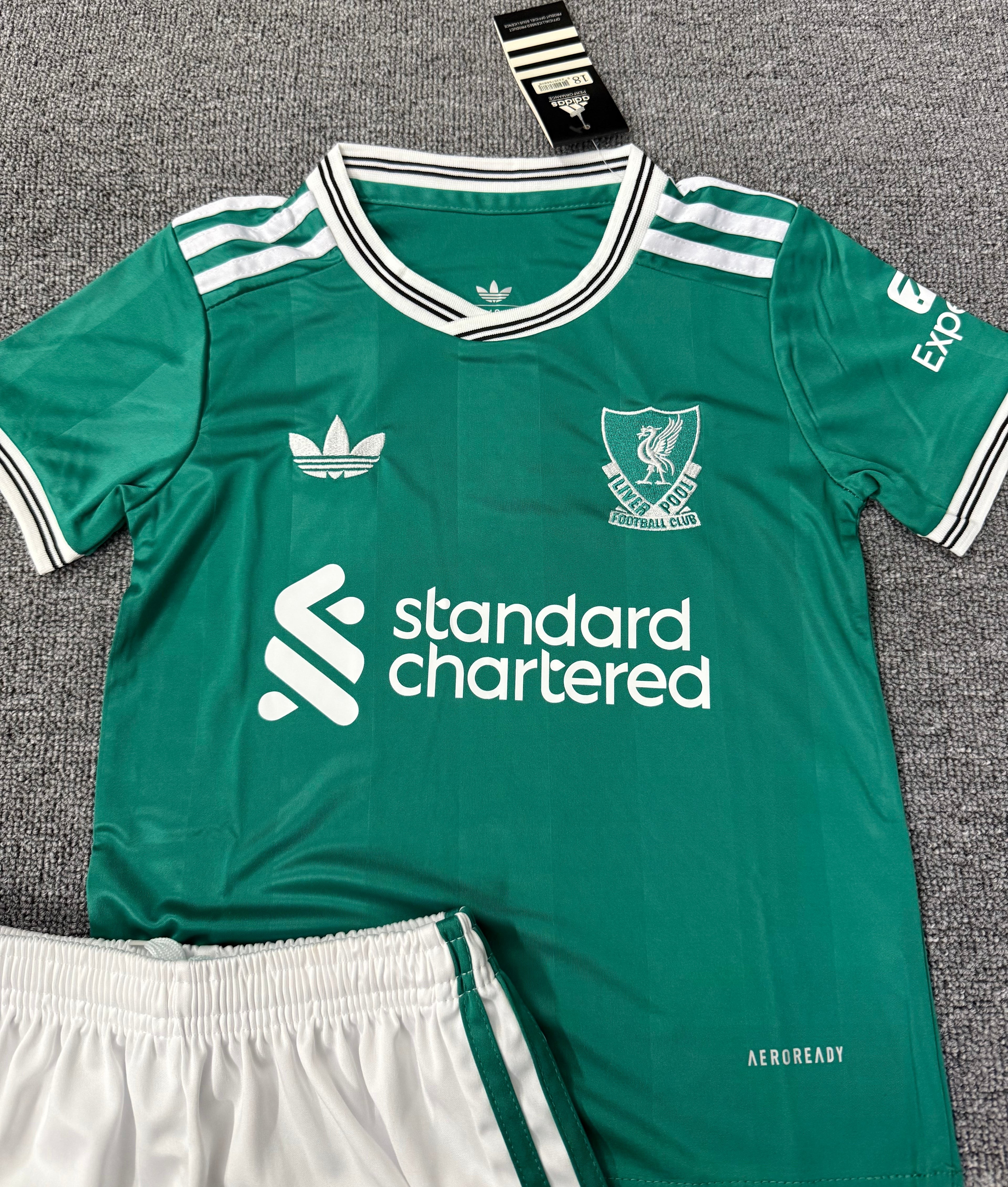 Liverpool 25/26 Third Kids Full Football Kit