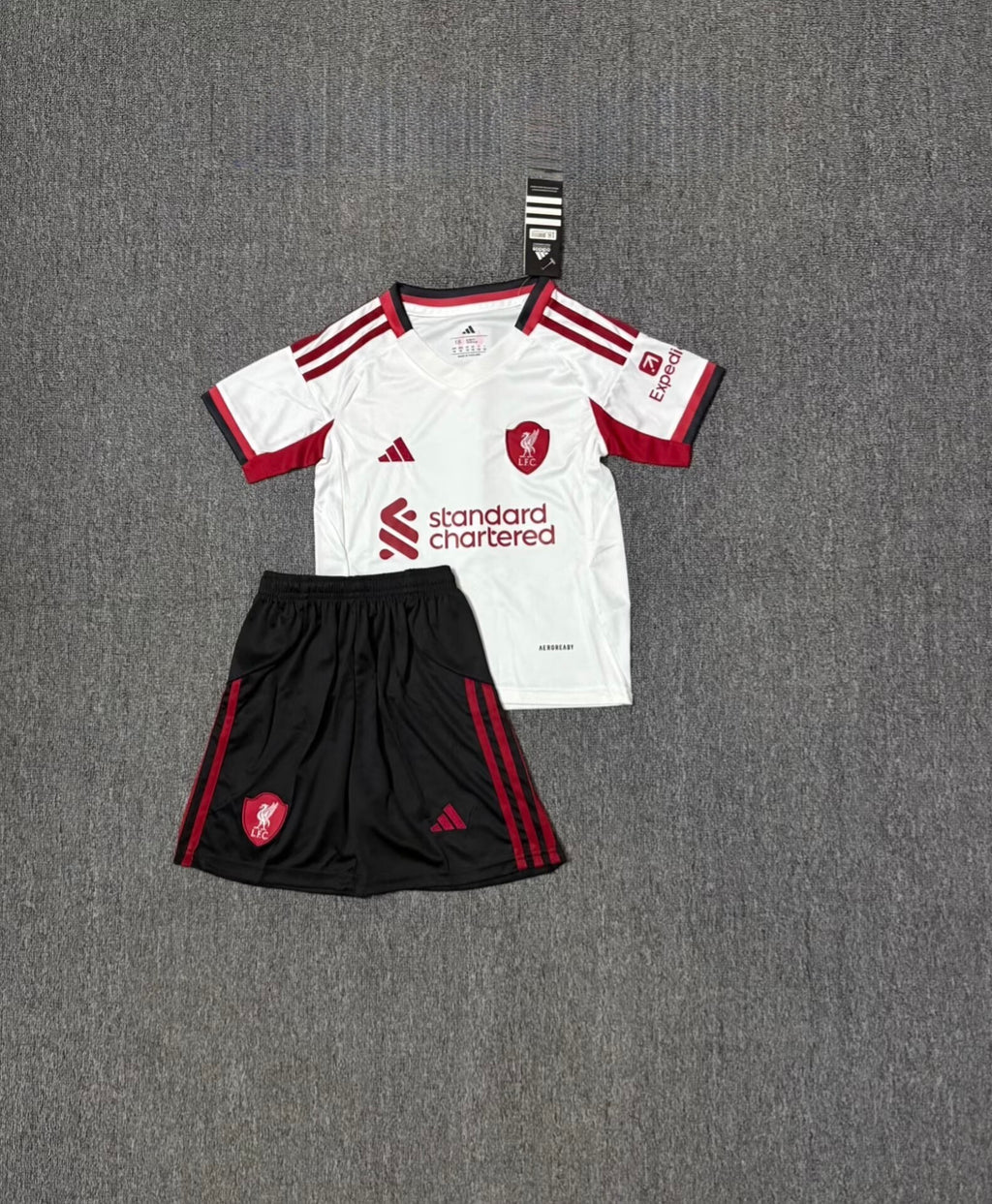 Liverpool 25/26 Away Kids Full Football Kit