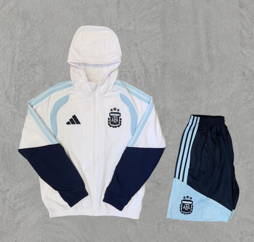 Argentina Windbreaker Shorts Set
