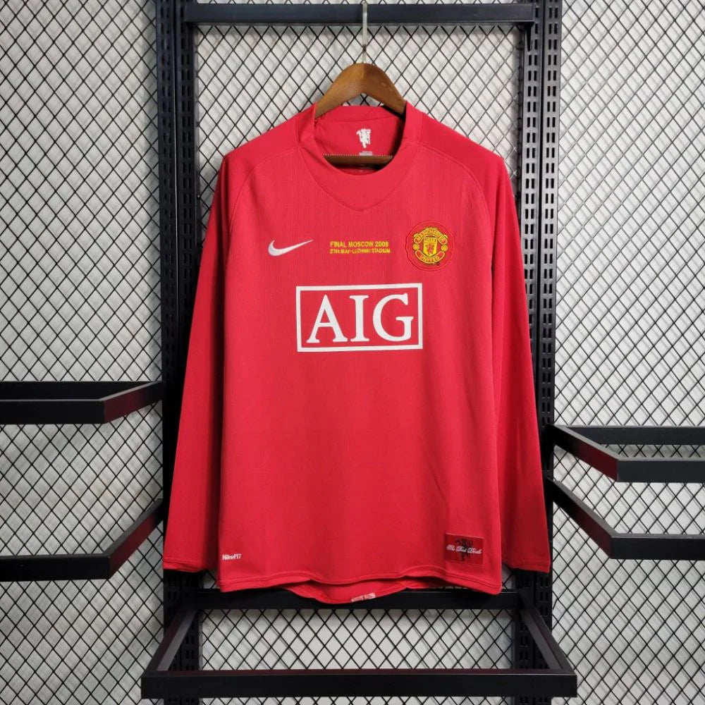 Manchester United retro home jersey long sleeve
