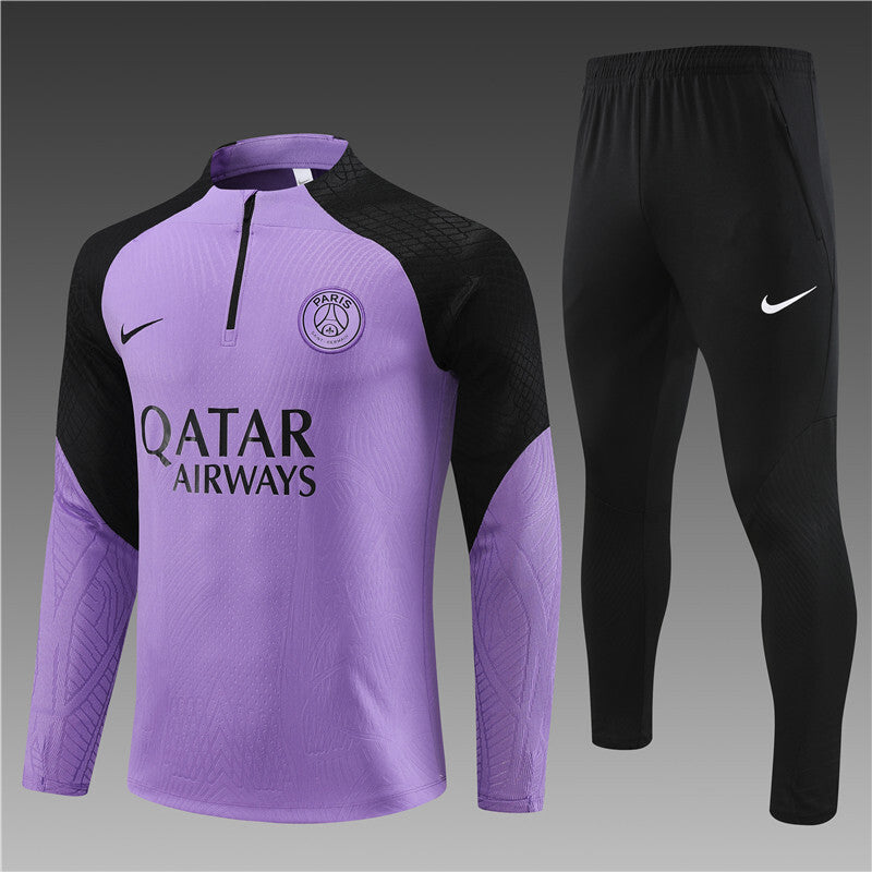 PSG purple & black technical tracksuit training kit
