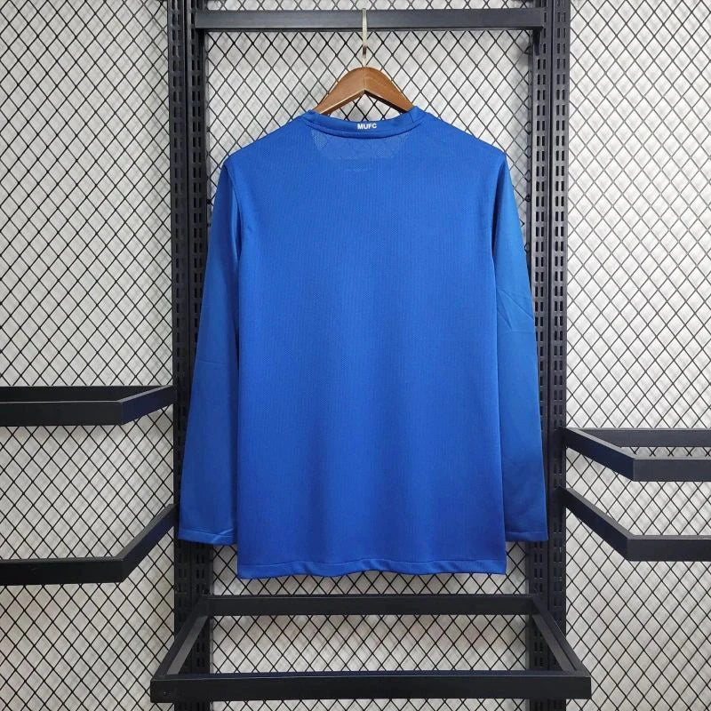 Manchester United retro blue home jersey long sleeve
